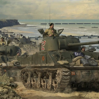 Advance From Arromanches - D-Day Poster - 25" x 17 ½"