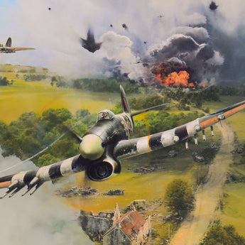 Closing The Gap - Battle for Normandy Poster, Typhoons - 35 ” x 25 ”