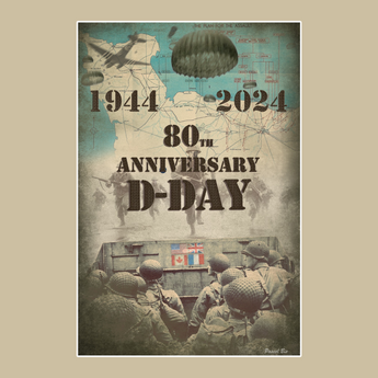 D-Day 80th Anniversary - WW2 Poster