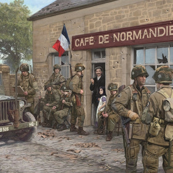 Stand Easy - WW2 Normandy Poster - 21” x 17”