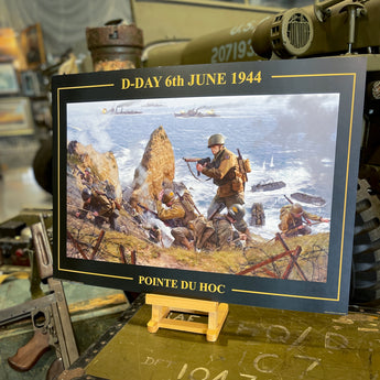 Vital Assault - Pointe du Hoc D-Day Poster - 35" x 25"